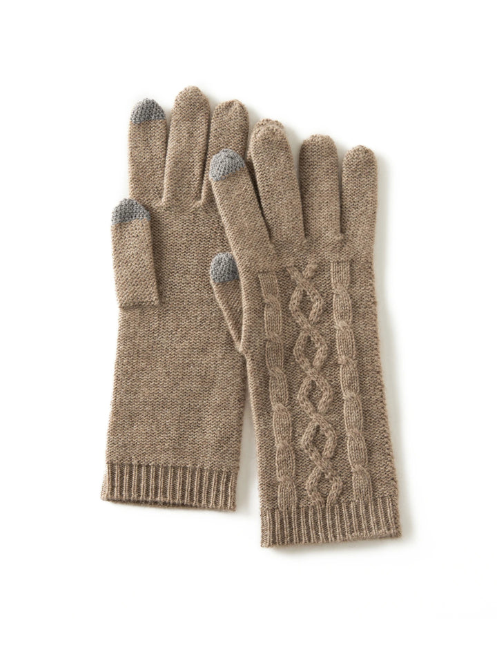 Soft Cashmere Knitted Gloves