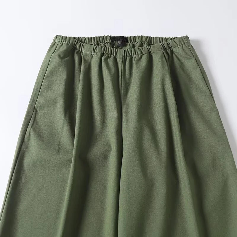 Comfortable Linen Wide-Leg Pants