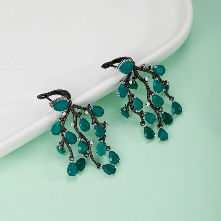 Natural Creative Pine Branch Earrings