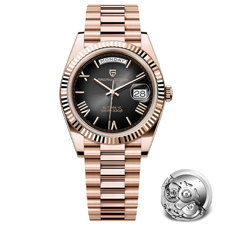 Luxury Automatic Sapphire Glass Watch