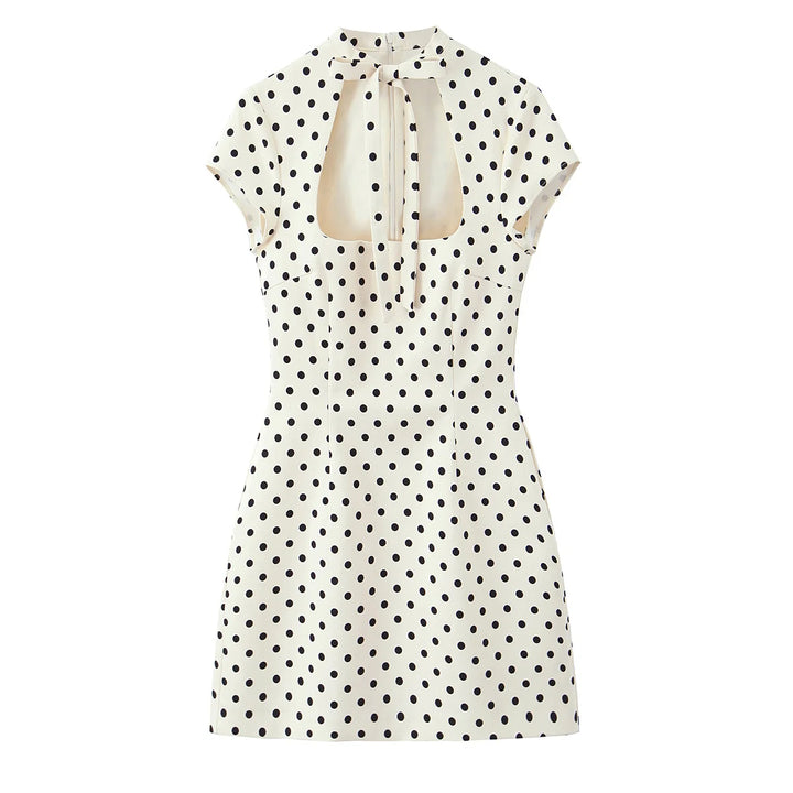 Light Luxury Bow-Tie Mini Dress