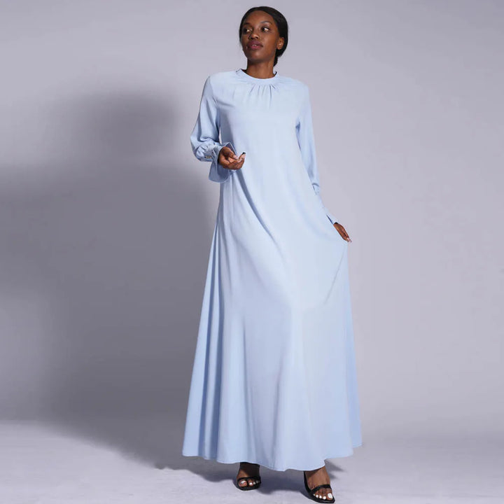 High Neck Moroccan Abaya