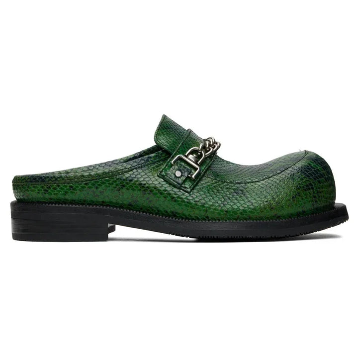 Stylish Chunky Flat Half Slippers