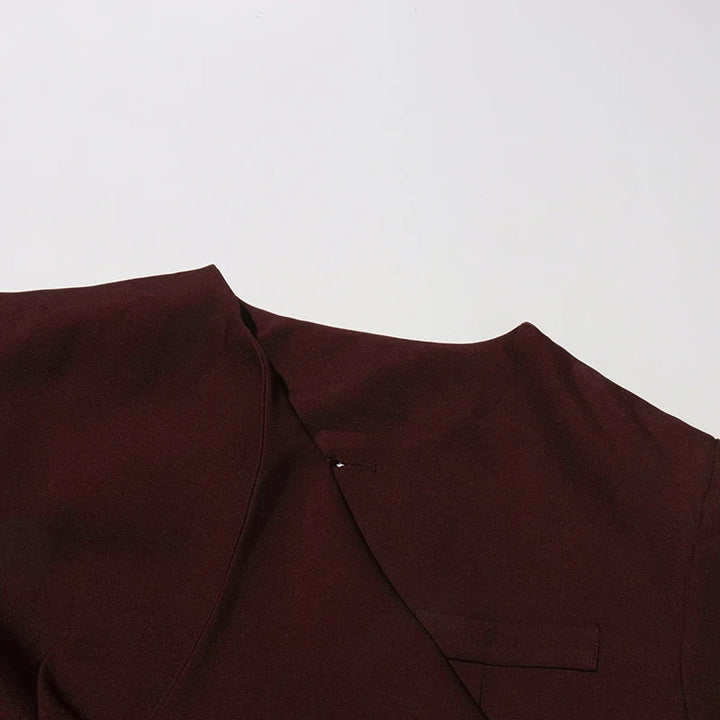 Trench-coat au design asymétrique chic