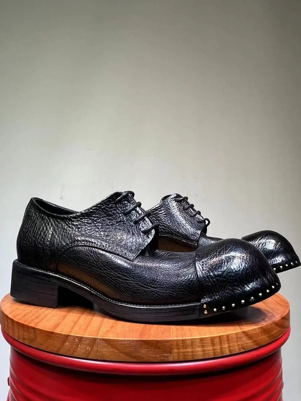 Luxury Full Grain Leather Derby Shoes