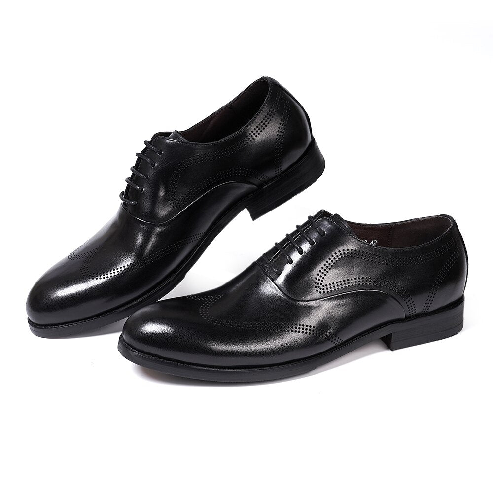 Lace-Up Wingtip Men's Oxford Shoes| All For Me Today