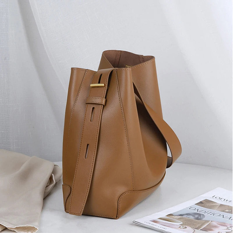 Deeply Devoted Genuine Leather Handbag