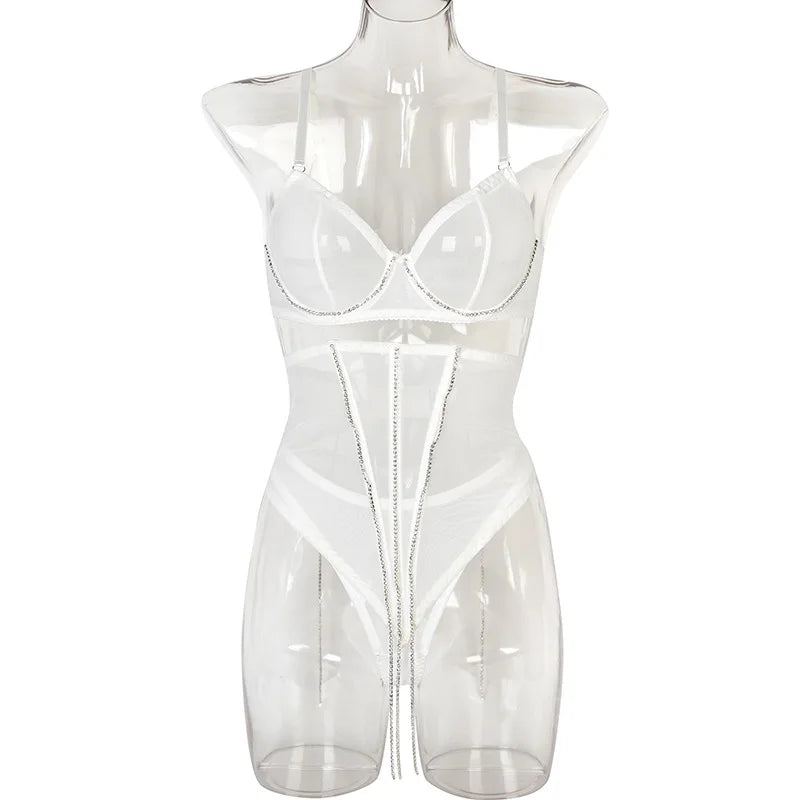 Sparkling Tassels Lingerie Set