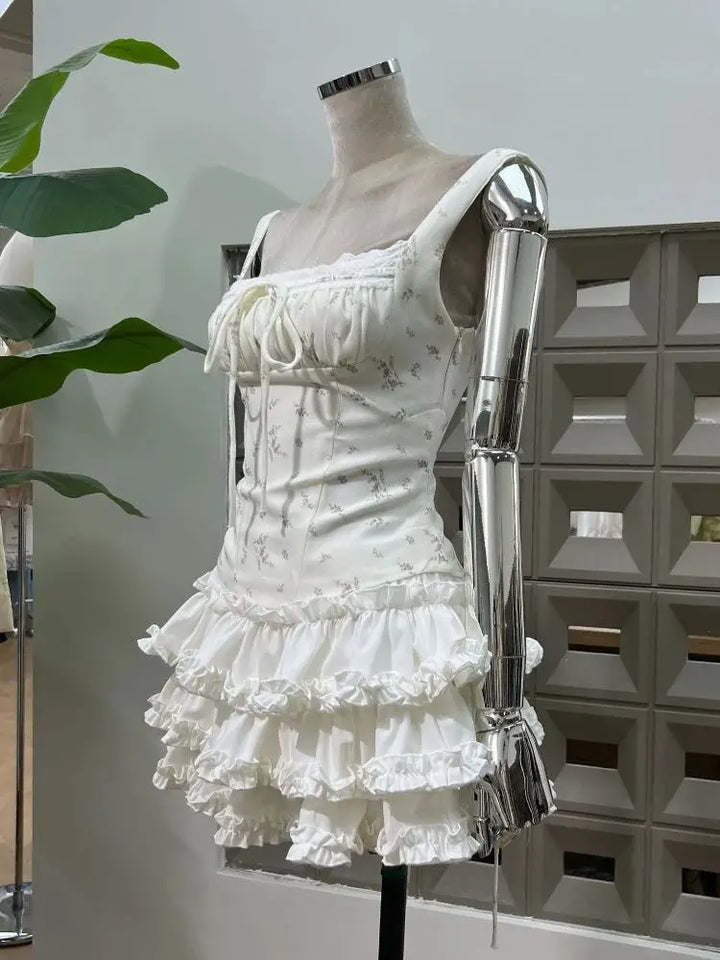 Luxury Two-Piece Youthful Girls Skirt Set
