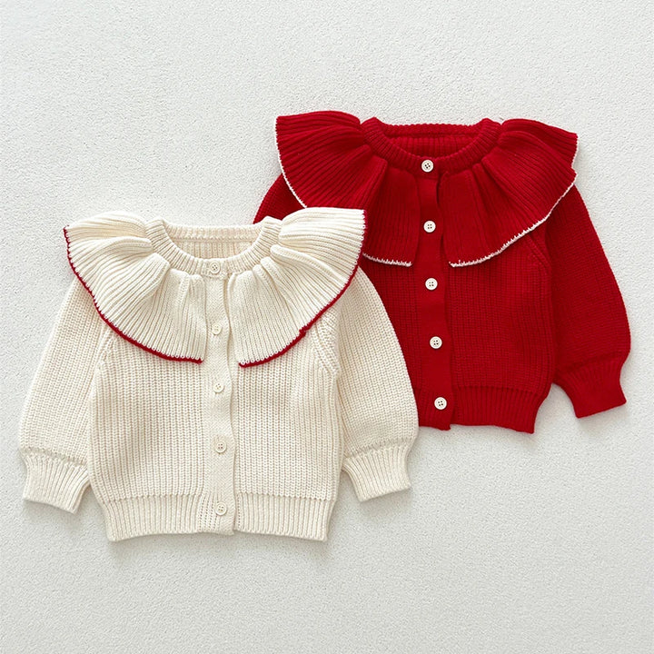 Elegant Toddler Baby Girl Knitting Cardigan