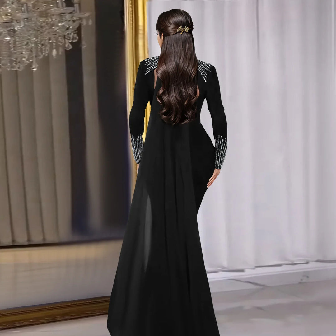 Regal See-through Ankle Length Dress