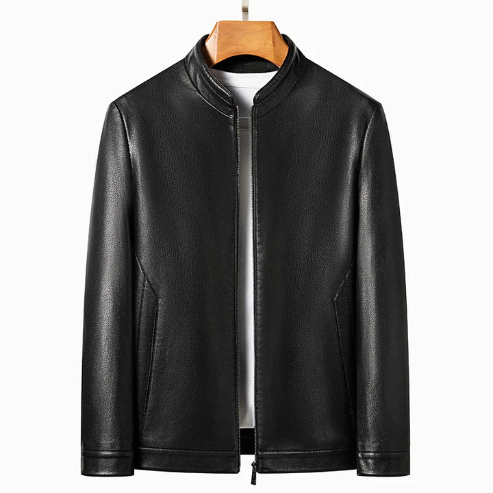 Lightweight Real Leather Casual Jacket