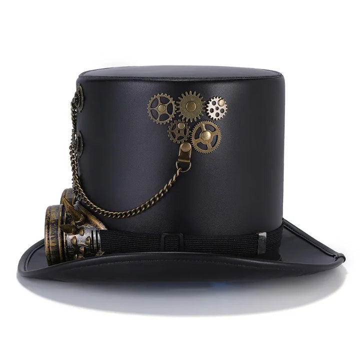 Victorian Steampunk Goggles Hat