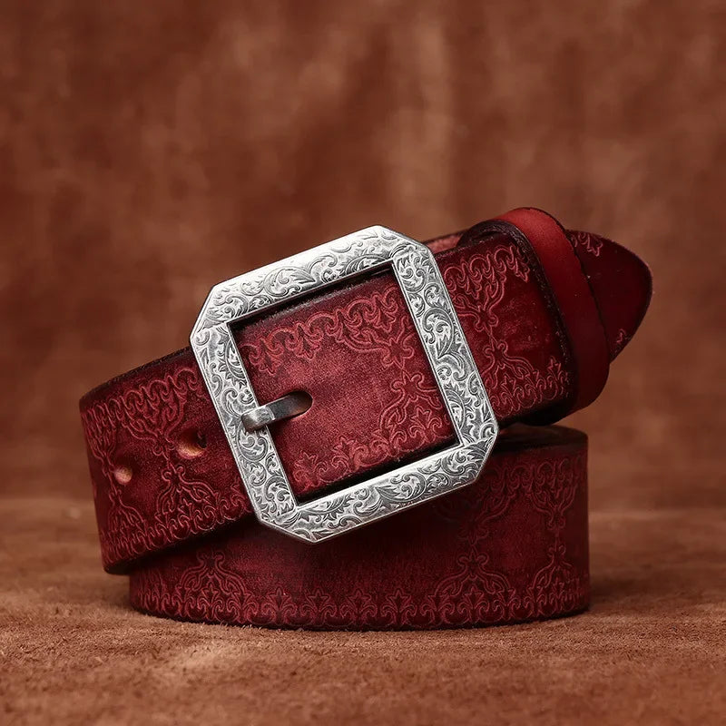 Versatile Extra-thick Genuine Leather Belt