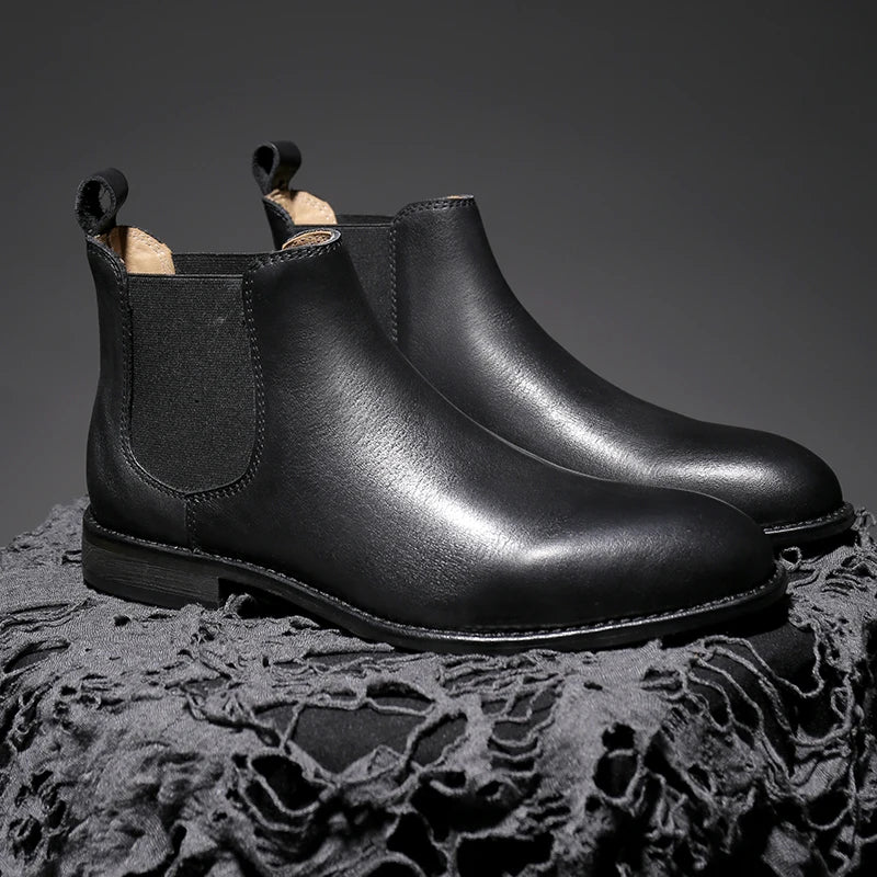Sleek Welted Chelsea Boots