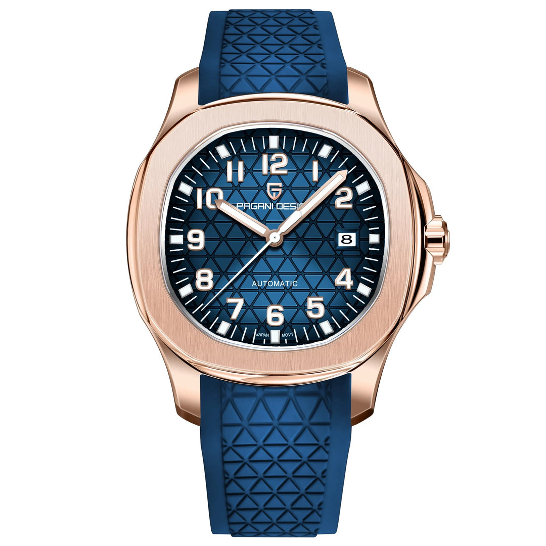 Refined Barrel Dial Mechanical Wristwatch