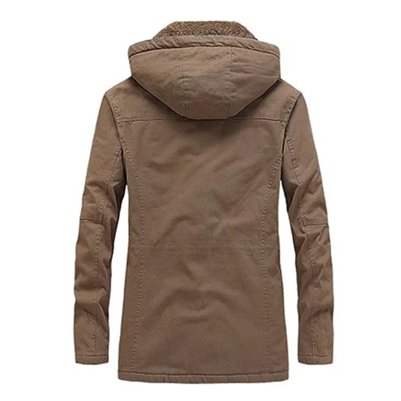 Fashionable Thick Fleece Parka Jacket