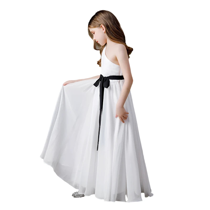 One-Shoulder Little Bridesmaid Gown