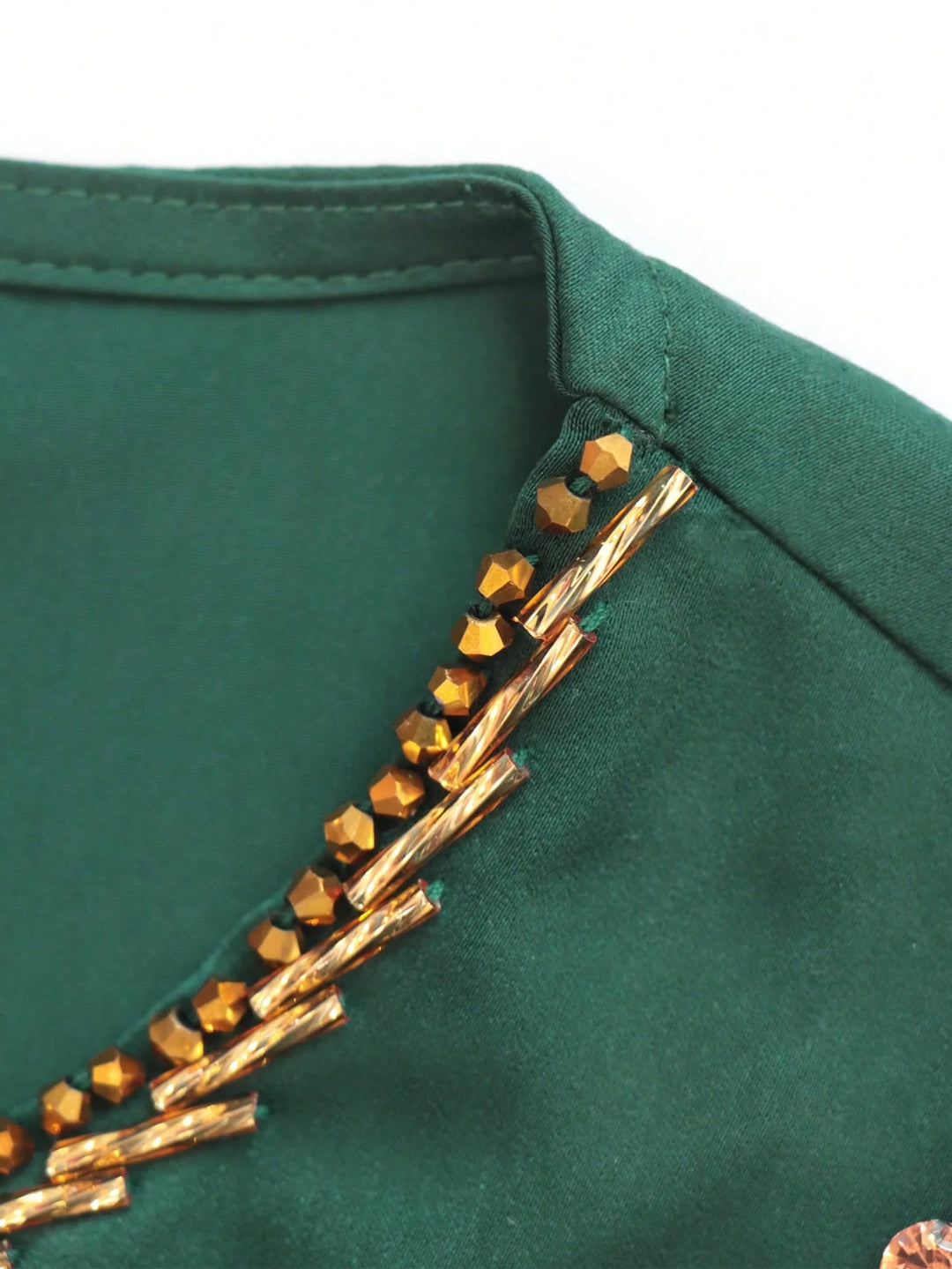 Sleek Embroidered Flares Sleeves Cocktail Dress