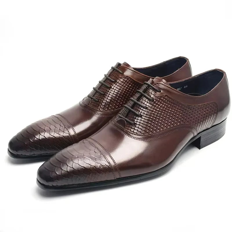 Classic Leather Men's Oxford Shoes