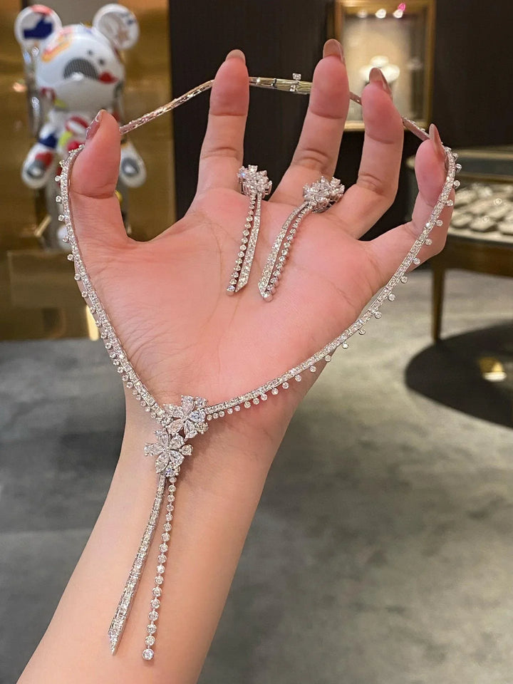 Shiny Cherry Blossom Fine Jewelry Set