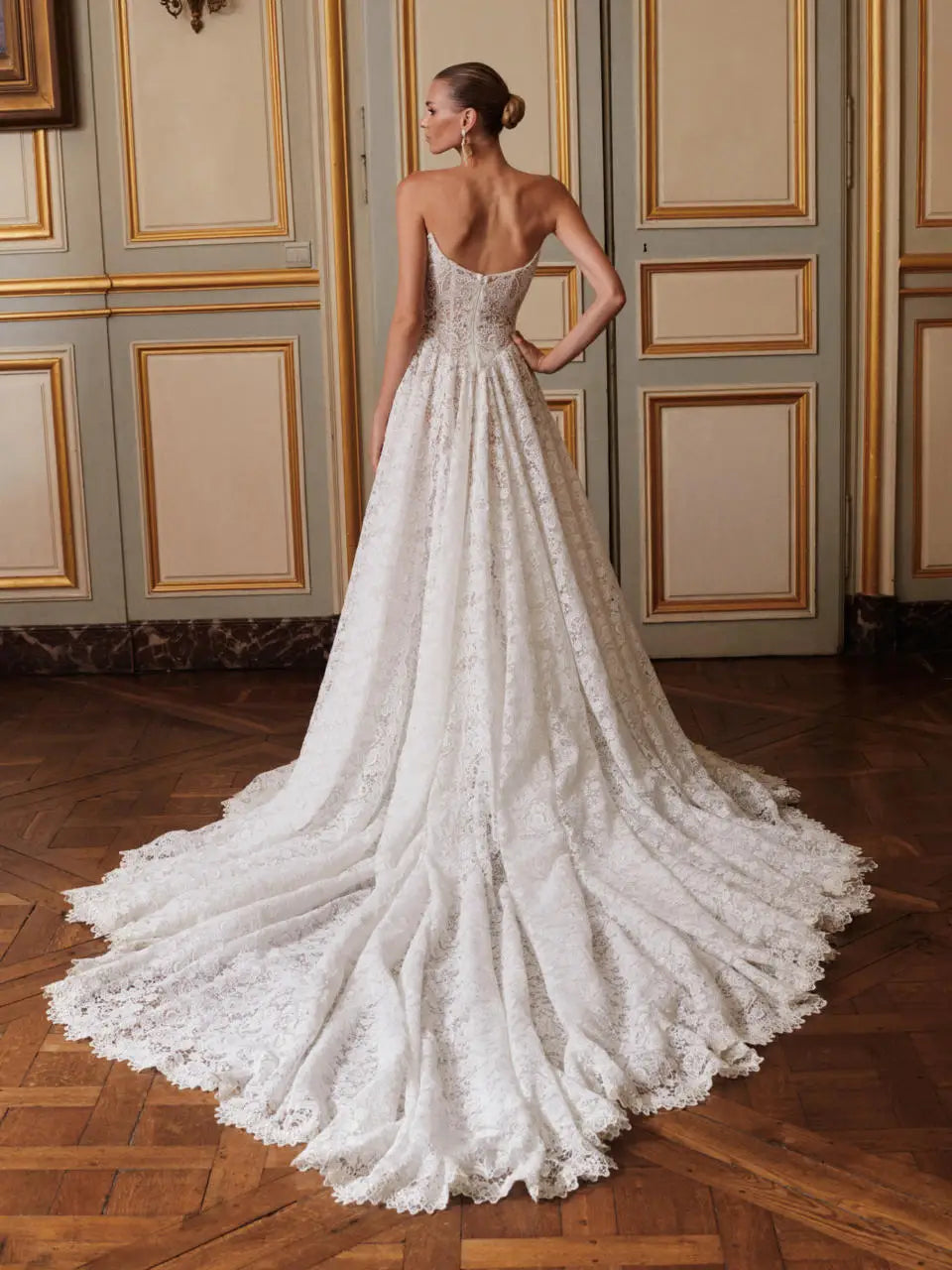 Elegant Bespoke A-Line Wedding Gown