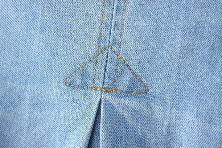 Elegant Cape Style Denim Jeans Coat