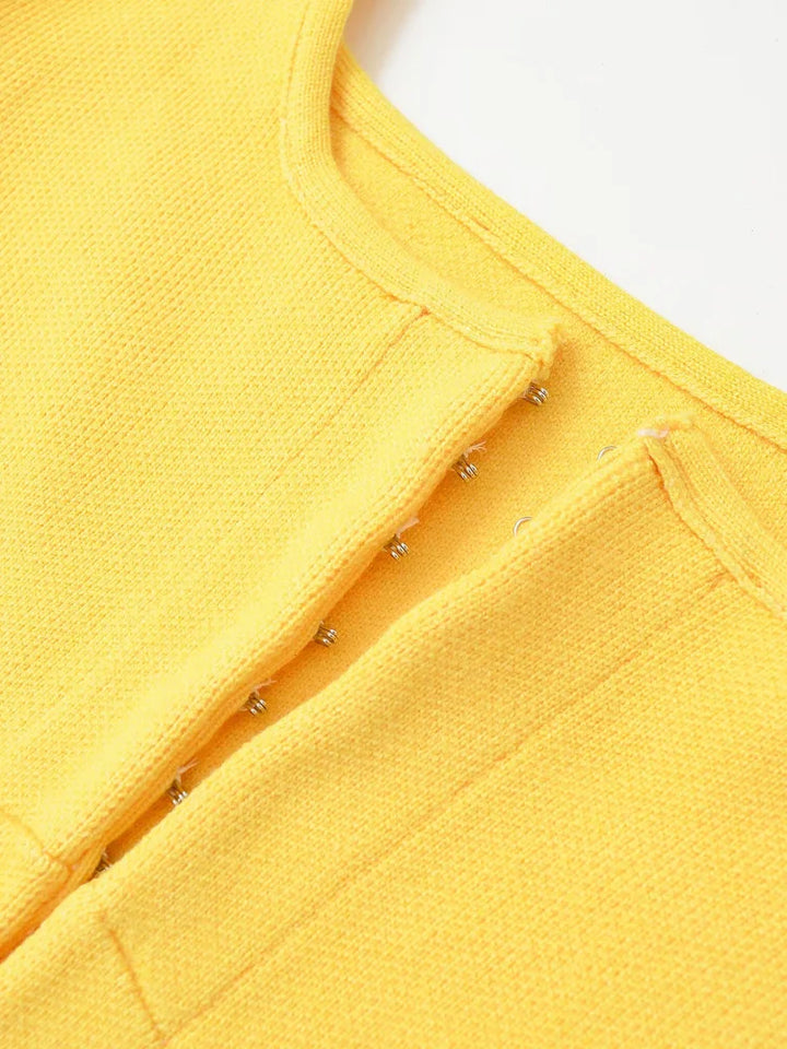 Trendy Wide Straps Vest Sweater