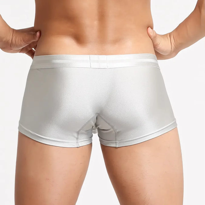 Shiny Ice Silk Boxer Shorts