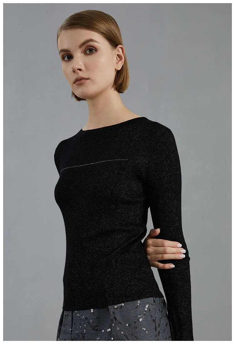 Modish Bright Wool Pullover Sweater