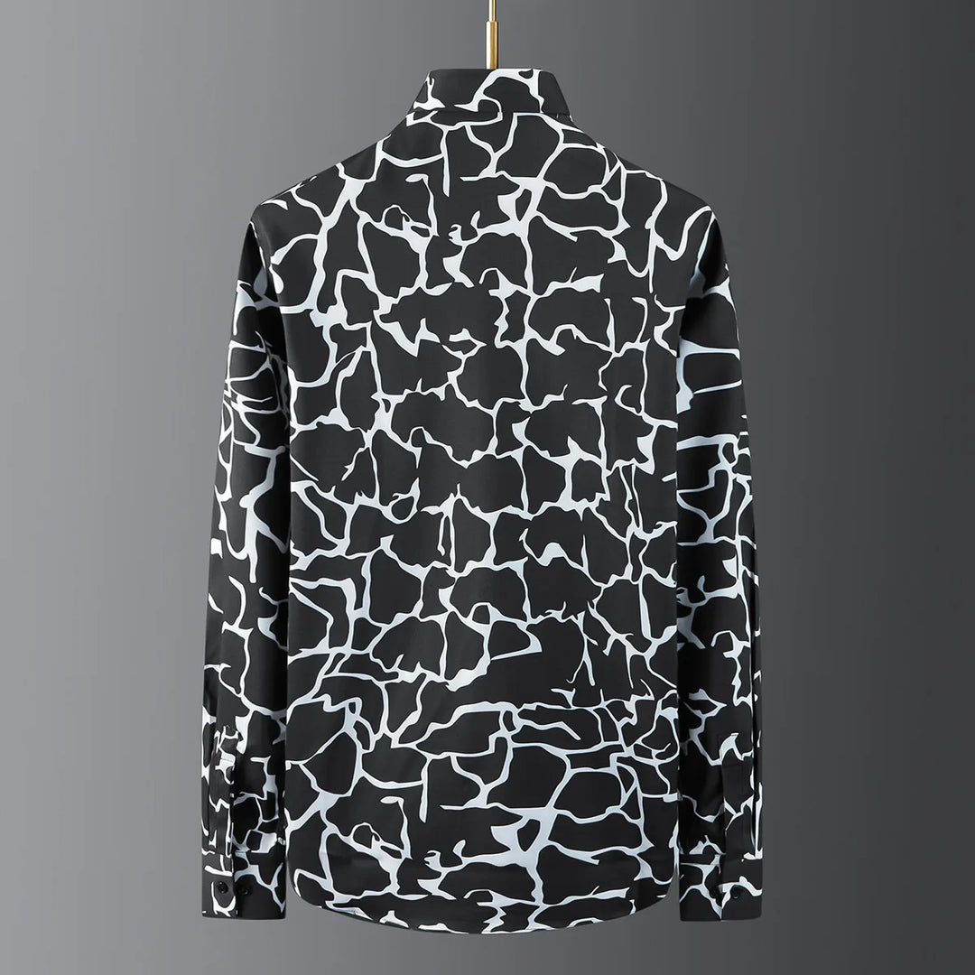 Antique Patchwork Long Sleeves Shirt