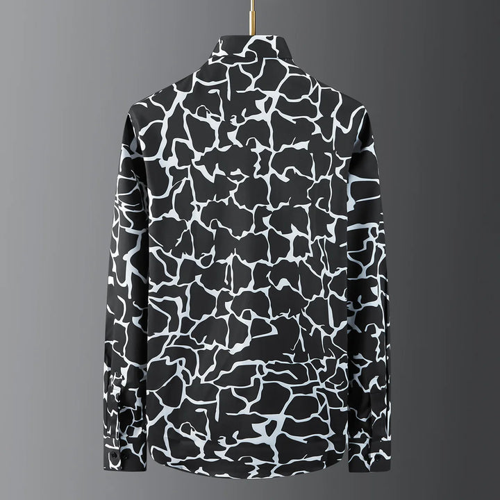 Antique Patchwork Long Sleeves Shirt