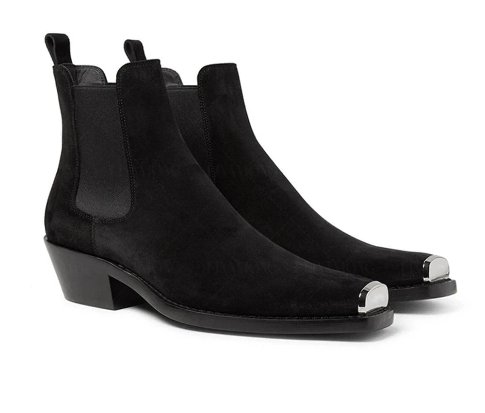 Smart Buffed Leather Chelsea Boots