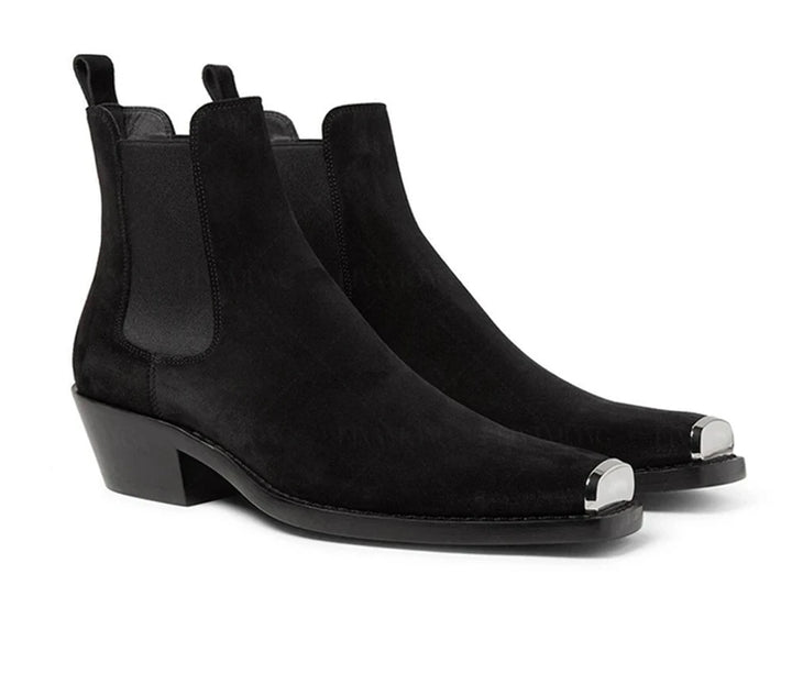 Smart Buffed Leather Chelsea Boots