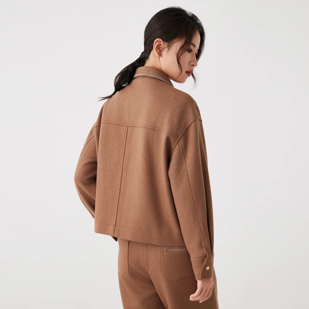 Premium Wool-Cotton Blend Warm Coat