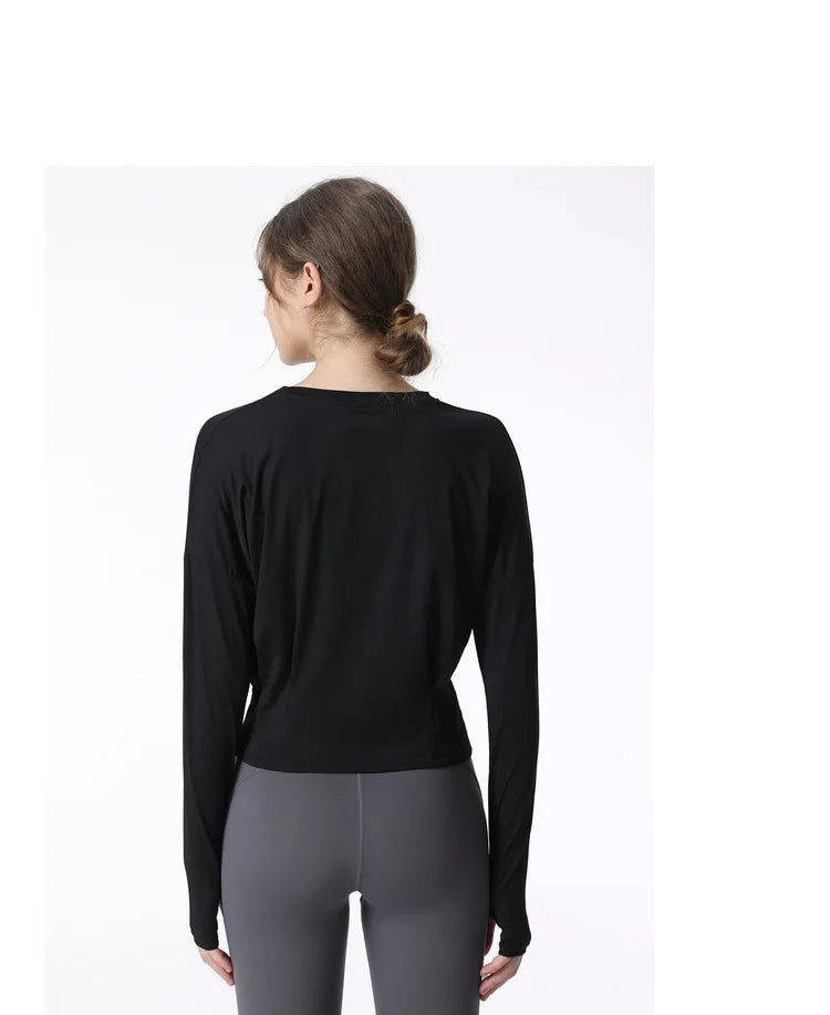 Loose Fit Long Sleeve Yoga Top