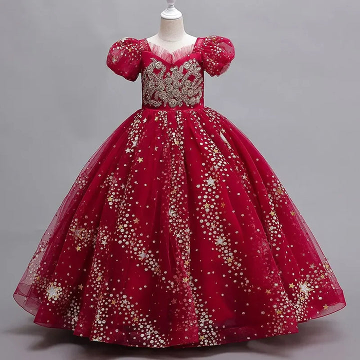 Charming Sequin Flower Girl&