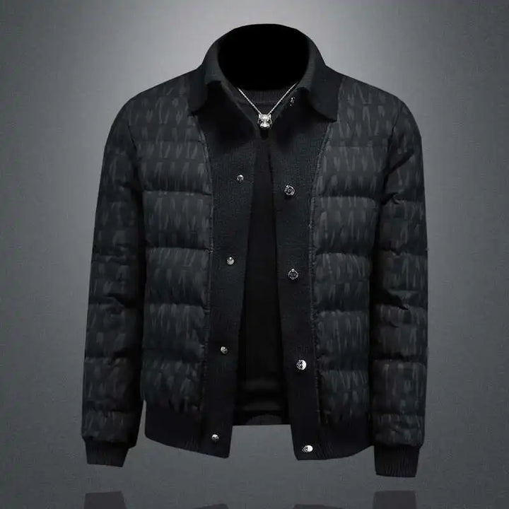 Fashionable Long Sleeve Down Fill Jacket