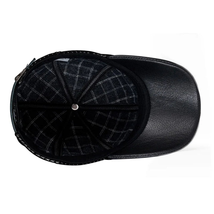 Stylish Sheepskin Suede Baseball Cap
