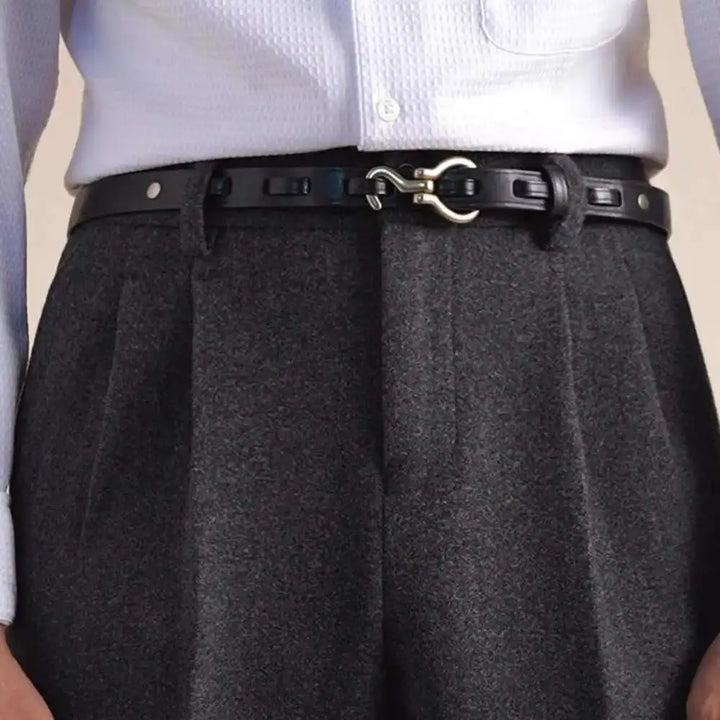 Stylish Double Pleated Dress Pants