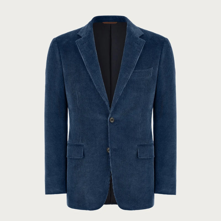 British Style Single-breasted Corduroy Blazer