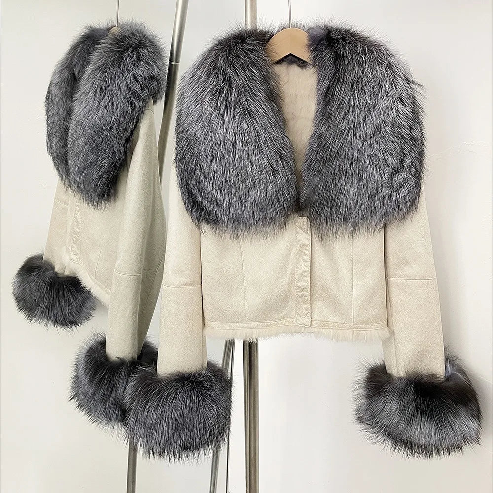 High-Quality Warm Fur Parka Coat