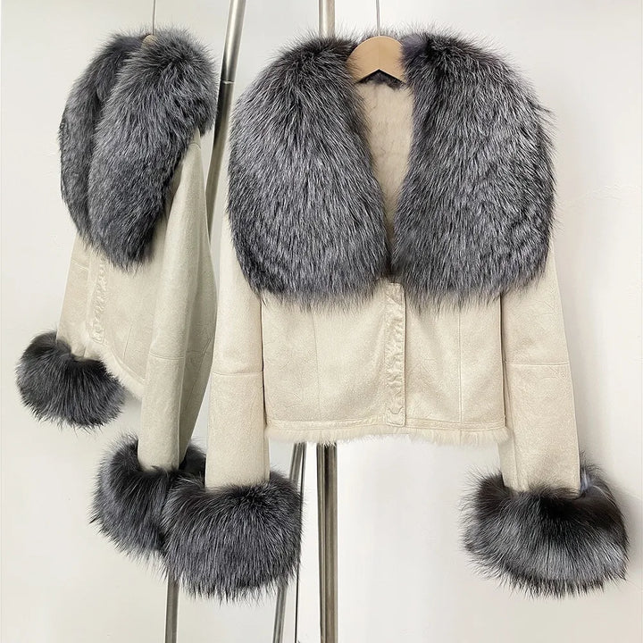 High-Quality Warm Fur Parka Coat