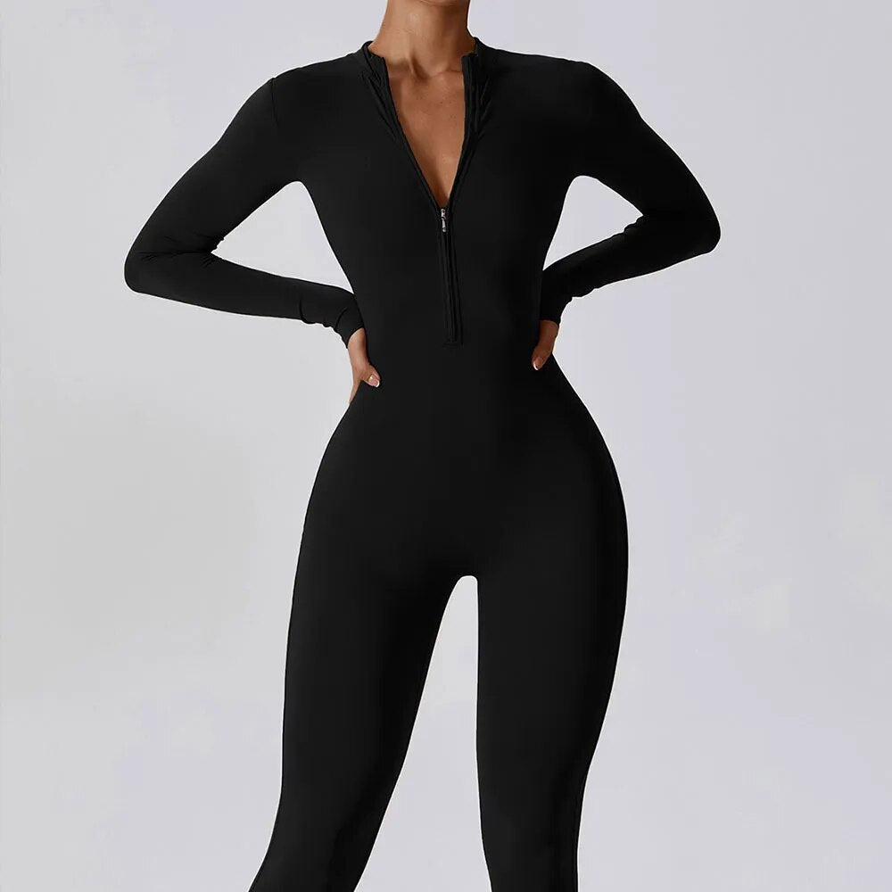Long Sleeved Women's One-Piece Tracksuit