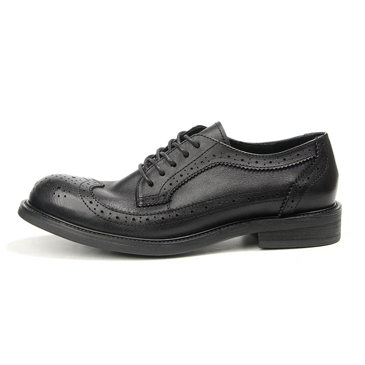 Luxury Block Design Oxford Leather Shoes