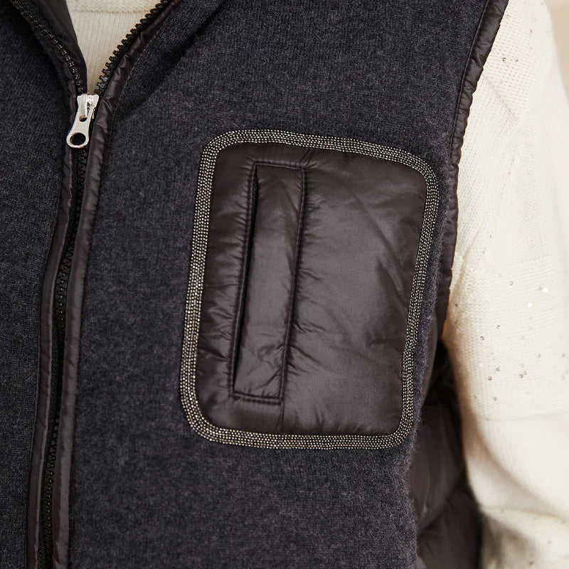 Stylish Turtle Collar Down Jacket