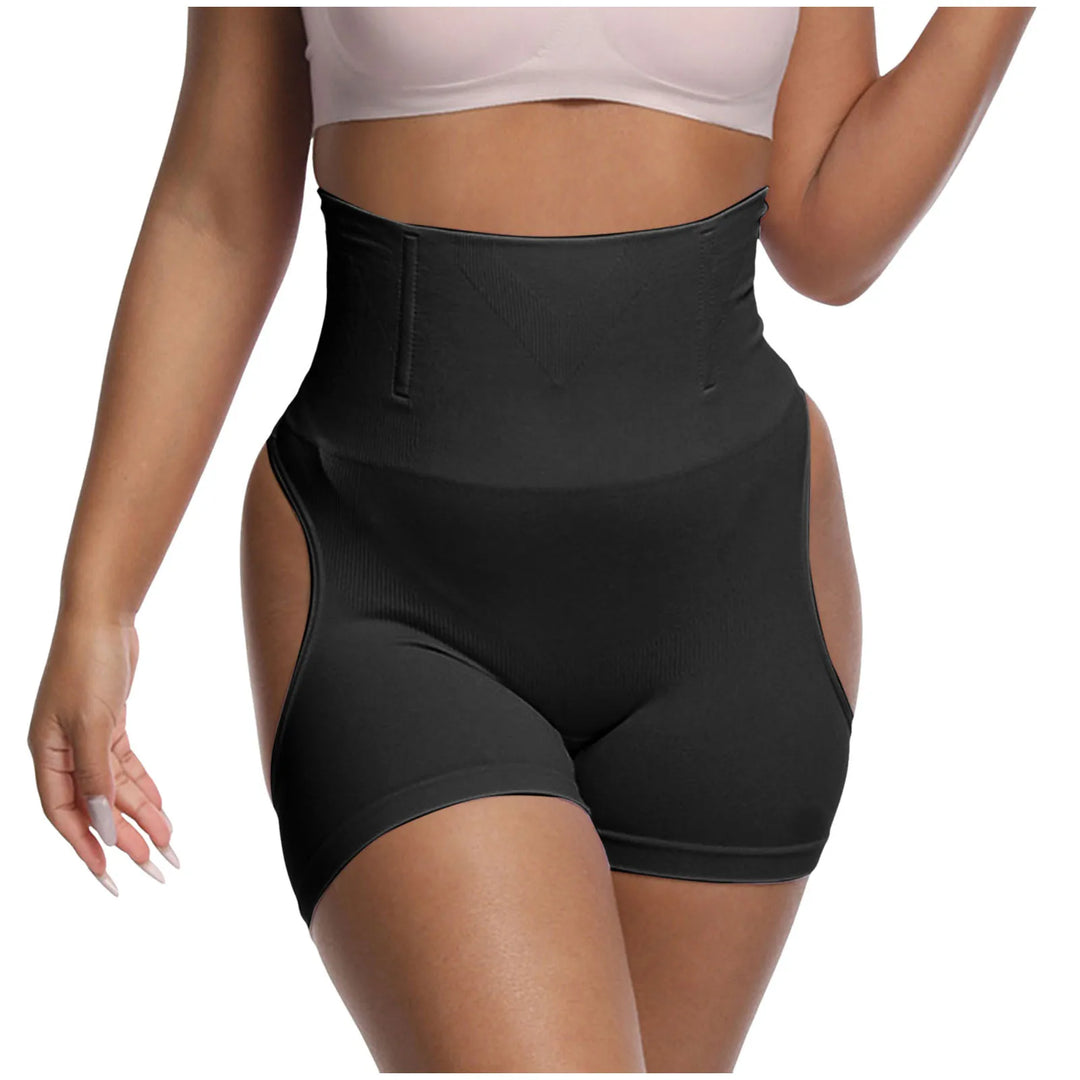 Elastic High-Waisted Hip Lifting Pants