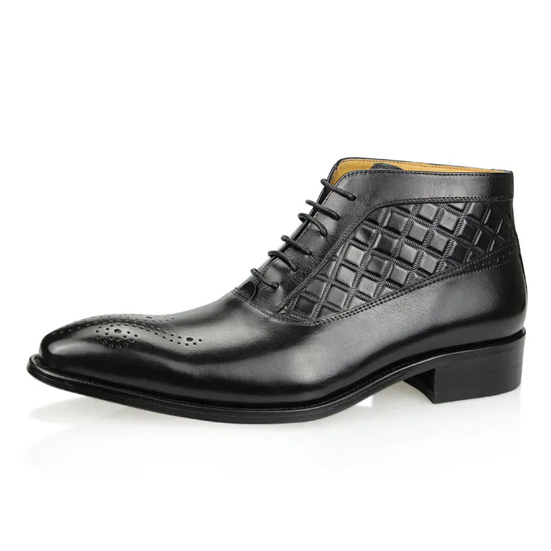 Classic Fashion Leather Oxford Boots