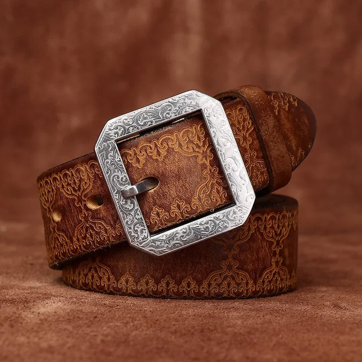 Versatile Extra-thick Genuine Leather Belt