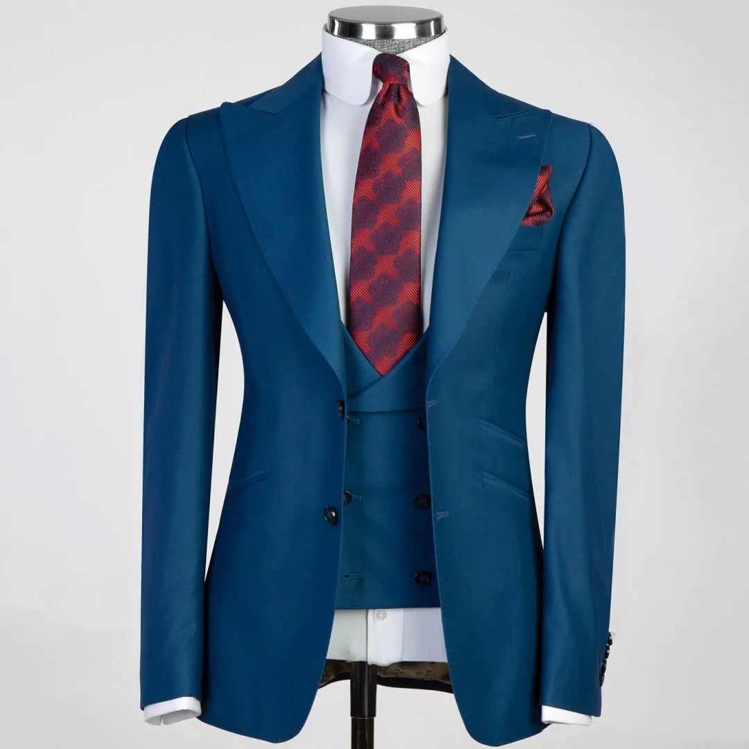 Versatile 3-Piece Men's Formal Suit